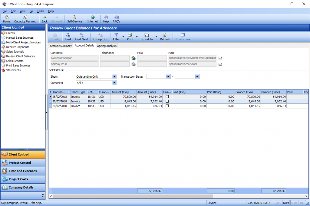 Financial Accounting Software - Skynet Applied Systems